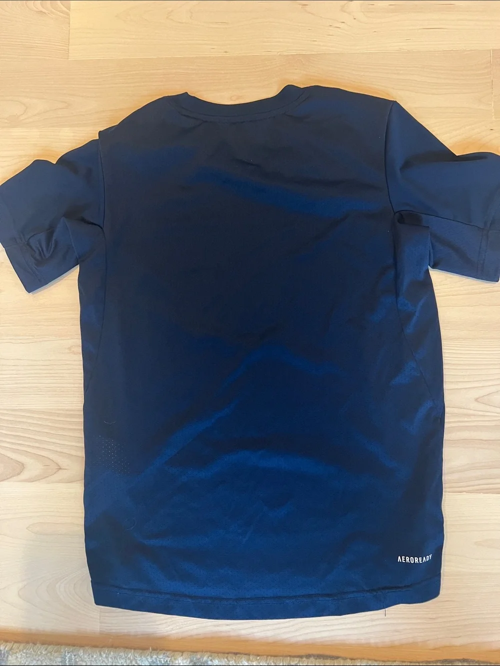 adidas Navy Short-Sleeve Performance Tee like new
